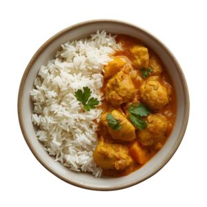 Combo Bowl Rice with Chicken curry 🟥