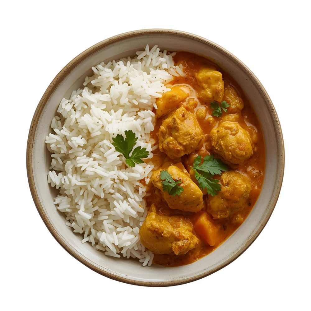 Combo Bowl Rice with Chicken curry 🟥